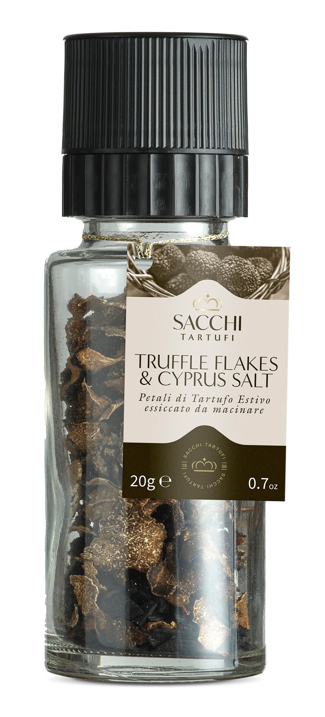 SACCHI Black Truffle Petals with Cyprus Salt