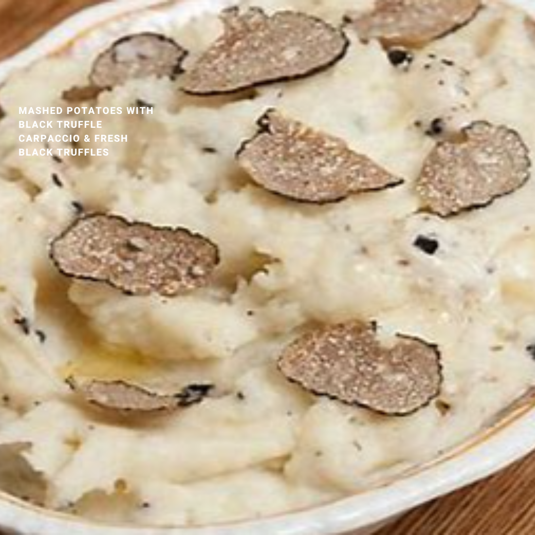 Wild organic black truffle Tuber Aestivum, pieces in olive oil. Our black truffle carpaccio contains 46% or 1.77* of truffles! Perfect with: Beef, Steaks, Mashed Potatoes, Gnocchi, Soups Product ingredients: 1.77* black truffle*, 49% extra virgin olive oil, vegetable oil & salt. Size: 50gr *The above number corresponds to the truffle size of 13 grams (our average truffle size).